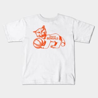 Defunct Trenton Bengals Basketball Team Kids T-Shirt